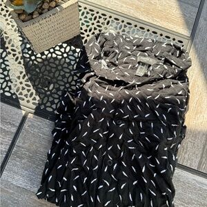 B&W Long Button-Up 🤍